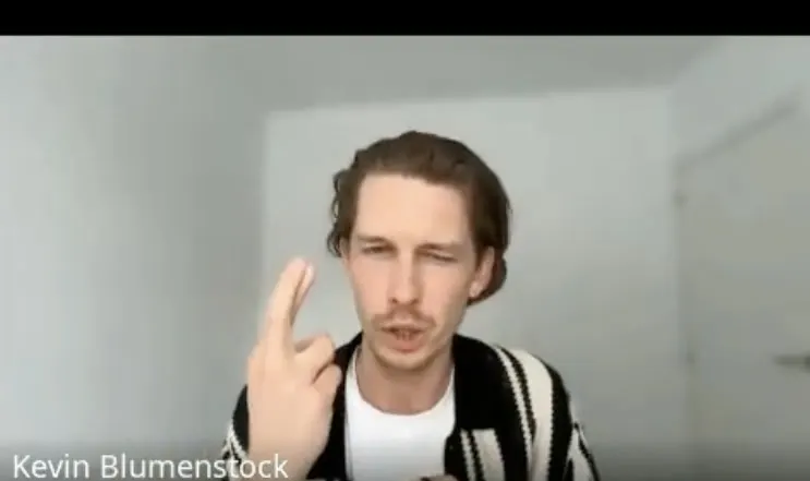 Kevin in a video call: Two options