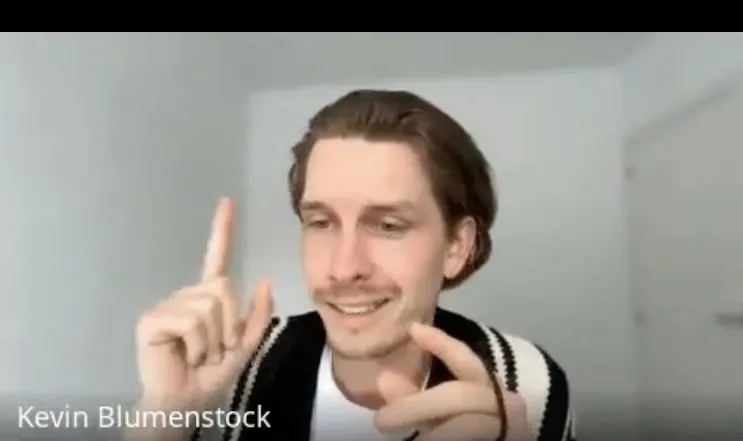 Kevin in a video call: One more thing